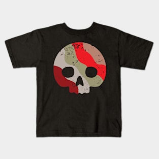 Skull Dot Camo Kids T-Shirt